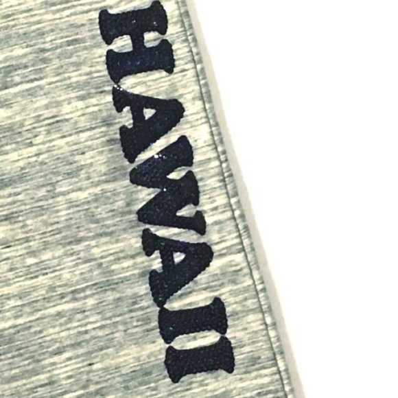 VS PINK Sequin Bling UH Hawaii Flare Pants S NWT - Picture 4 of 7